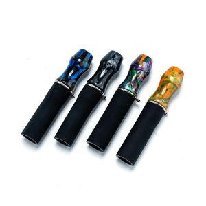 Mais recente resina colorida portátil narguilia shisha fumando silicone filtro filtro bocal de colar pingente de pingente de alta qualidade corda dhl livre