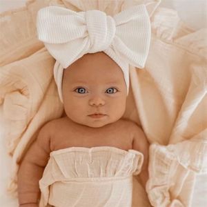 Ikat Kepala Bayi Aksesori Rambut Hiasan Pita Untuk Anak Turban Elastis 220611