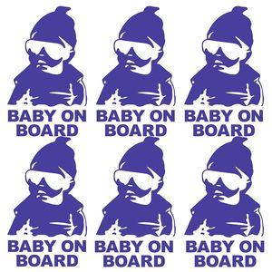 Baby On Board Cartoon Car Truck Tail Warning Sign Decal Sticker