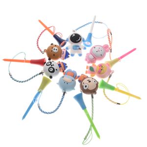 5Pcs/Set Rubber Golf Tees With PVC Cartoon Pattern Ball Holder Prevent Loss sit rack Accessories Gift