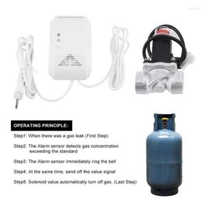 Bread Makers Solenoid Valve Natural Gas Alarm Sensor Detector House Security Device With Phil22