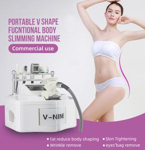 Wielofunkcyjny 5 w 1 Vacuum Cavitation Sprzęt kosmetyczny Vela Kształt korpusu Walce Maszyna Tłuszcz Spalanie Neck Wrinkle Eliminując terapię podnoszenia twarzy