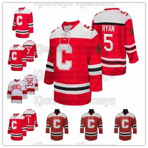 Vipceocustom Cornell Big Red Red NCAA Hockey College Jersey 14 Ebel-Riley-Nash 1 Ken-Dryden 28 Бренден-Лок 7 Cam-Donaldson любой номер имени