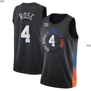 Julius 30 Randle RJ 9 Barrett Derrick 4 Rose Jersey Patrick 33 Ewing Maglie da basket99