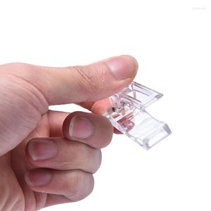 Falsche Nägel 1/5PCS/10PCS Nagelspitzen Clip Schnellbau UV-Form Gel Assistent Werkzeug DIY Maniküre Kunststoff Verlängerungsklemme Art Builder Prud22