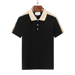Män Designerkläder Pikétröjor Lyxiga italienska polotröjor för män Korta ärmar Mode Män Sommar Broderade Bee Tshirts Asia Plus Size M-3XL