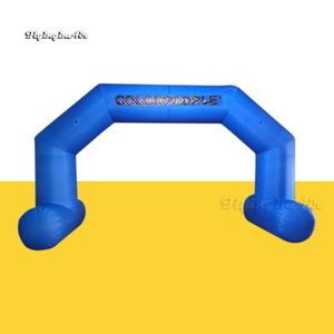 Advertising Inflatable Arch Sport Start Line Racing Finish Archway Air Blow Up Arched Door With Feet For Outdoor Event