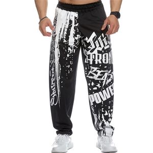 Bieganie Jogging Men Poliester Miękki kulturystyka Joggers dresowe presie harem długie spodnie fitness Sport Training Pants 2207712