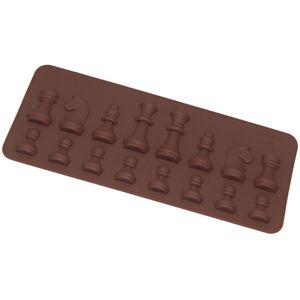 Yeni uluslararası satranç silikon kalıp fondan kek çikolata kalıpları mutfak pişirme lx68