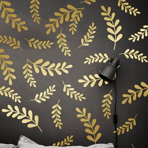 Wall Stickers Botanical Leaf Floral Sticker Jungle Forest Plant Decal Baby Nursery Kids Room Bedroom Home Decor