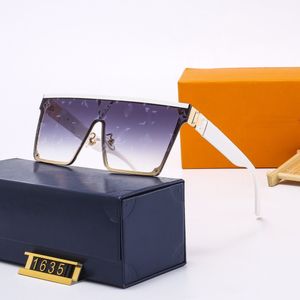 2023 NEW Top Quality Mens Sunglasses for Women 1635 Men Sun Glasses Fashion Style Protects Eyes Uv400 Lens with Case