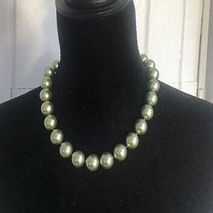 Joan Rivers Chunky Mint Green Faux Pearl -halsband med flera längder
