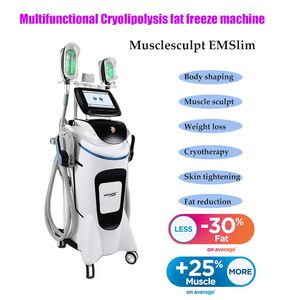 Vertikal 2 i 1 Hiemt Slimming Machine Cryotherapy Cryo Lipolys Ultraljud RF Liposuction Cellulite Removal Machines