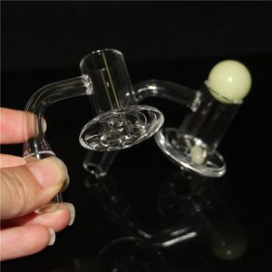 Smoking Blender Quartz Banger nails with carb cap terp pearls 10mm 14mm 18mm domeless quartz Nail For Glass Bongs