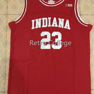 Sjzl98 #23 Eric Gordon Indiana Hoosiers College Basketball Jersey Stitched XXS-6XL Customize any name and number