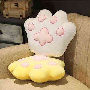 New Cm Cute Cat Cuddles Cuddly Animal Cushion Soft Leg Kawaii Doll For Children Girl gift Toy J220704