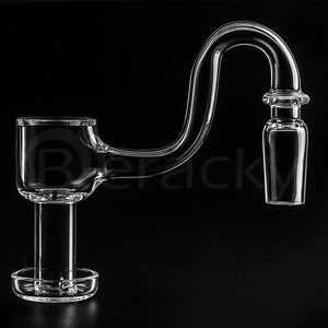 Bent Neck Fully Weld Smoking Terp Slurper Quartz Banger Beveled Edge With 10mm 14mm 18mm Male Female 45&90 Nails For Glass Water Bongs Dab Rigs Pipes