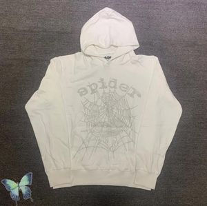 Beyaz Yeşil Köpük Baskı Hoodie Erkek Kadın Desen Kazak Sweatshirt