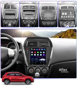 Bilvideoradio 10.1 tum Android för Citroen C4 2010-2015 Mitsubishi ASX Peugeot 4008 Support bakre kamera WiFi Mirror Link