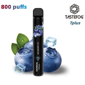 卸売Vape使い捨て800パフ2％nic oem brand tastefog 11 elequid flavors from whiff shenzhen zewangオリジナルメーカー