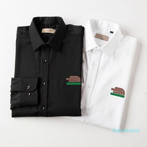 2022 Designer Herrenhemden Business Fashion Casual Classic Langarmhemd Marken Männer Frühling Slim Fit Chemises de Marque Kleidung