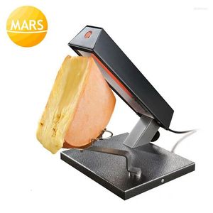 Brödtillverkare kommersiella 1/4 Raclette Cheese Melter Rostning Värme smör Shredded Melt Machine Electric Grill 220V Phil22