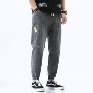 2020 Summer Style Jeans Men Leisure Pants Mens Black Denim Trousers Zipper Blue Hole Pencil LJ200903