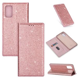 Luxury Glitter Wallet Läderfodral för Samsung S22 Plus A33 A53 A13 A32 A52 A72 5G Pulver Shiny Bling Flip Holder Pouch Magnet ID Card Skin Cover