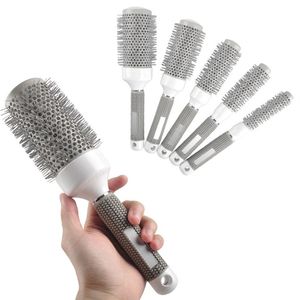 Wholesale rounded brush for sale - Group buy Roll Round Comb Barber Hair Salon Dressing Styling Hair Brush mm mm mm mm mm set Q