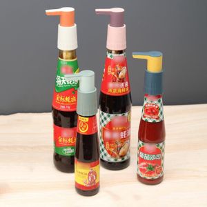 KitchenMagic Saucen-Pumpspender – auslaufsichere Druckdüse für Ketchup, Senf, Salatdressing und mehr.