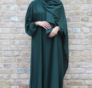 Summer Muzułmańska sukienka Abayas pełna długość miękka błyszcząca Abaya Dubai Turcja islam szata Kobiety Ramadan Eid Djellaba garnitury