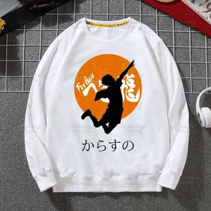 Men's Hoodies & Sweatshirts Oya Haikyuu Volleyball Anime Hip Hop Sweatshirt Shoyo Kuroo Bokuto Manga Hoodie Harajuku Pullover Winter Autumn
