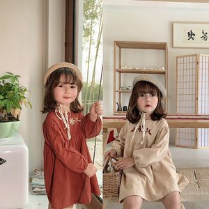 Kinderkleidung Mädchen Blumenmädchenkleider Koreanisches Baby 220714