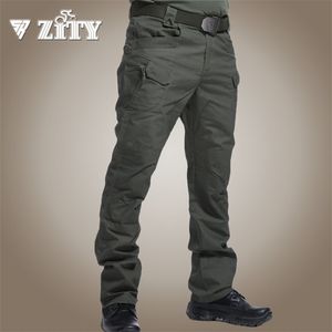 Stad militär taktiska byxor män swat combat armé byxor många fickor vattentäta casual last sweatpants s-5xl 220325