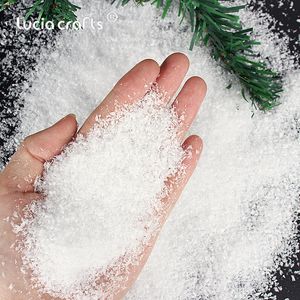 20g Approx mm Christmas Decoration Artificial Plastic Dry Snow Powder Xmas Gift Home Party DIY Scene Props Supply X0105