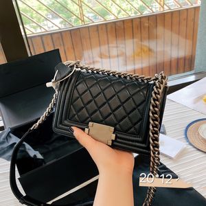 20C/25C Vintage Luxury Desinger Lambskin Shoulder Bags Real Leather Interwoven Chain With Series Number Purse Cosmetic Pochette Classic Flap Sacoche Handbags