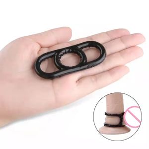 Reusable Penis Rings Scrotum Bind sexyy Erection Delay Ejaculation Cock Ring Couple Lover Adult sexy Toys For Men