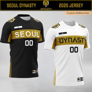 Мужская Сова оптовых-Футболка с эн спортивной футболкой Owls E Sports Seoul Dynasty Uniforms Fan Футболка на заказ имени мужчины и женщины