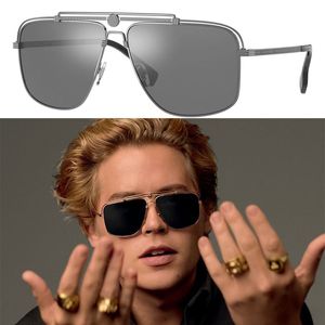 Sonnenbrille Männer Mode Metall dekorative Rahmen 2243 Designer-Sonnenbrillen für Frauen Top-Qualität Markenbrille VU400 Originalverpackung