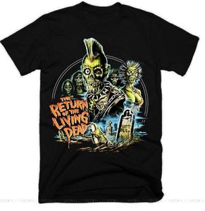 T shirts voor heren De terugkeer van Living Dead Movie katoen T shirt E0291 Male vrouwelijke tops T shirt