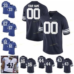 Thr NCAA College Jerseys Byu Cougars 5 Dayan Ghanwoloku 33 Emmanuel Esukpa 82 Dax Milne 13 Micah Simon 16 Baylor Romney Custom Football Stitched