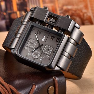 oulm 3364 عارضة Wristwatch Square Square Squar