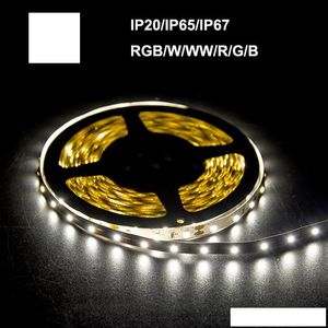 SMD RGB 12V مقاوم للماء غير مقاوم للماء LED شرائح مرنة الضوء 300 LEDS 5M الجانب مزدوج الجودة جيدة