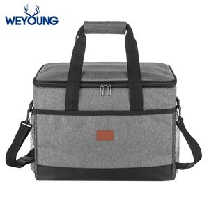 Neue 33L Isolierte Thermische Kühler Lunch box tasche für arbeit Picknick tasche Auto eis pack Bolsa termica loncheras para mujer für tourismus 201015