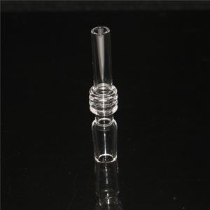 Hookahs 10mm 14mm 18mm kvartspets för nektar kit dab halmrör dropptips glas vatten bongs