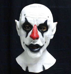 Scary Clown Mask Halloween Latex Bald Head Evil Horror Fancy Dress Accessory T220727