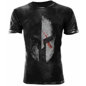 Summer Vintage Spartan T Shirt Men s 3DT Breattable Trendy Fashionable and Bekväm 220712