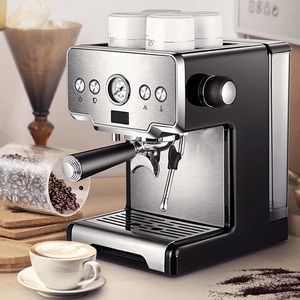 CRM3605 Macchina per caffè espresso Macchina per caffè a vapore con pompa da 15 bar per Home Office Cafe con serbatoio dell'acqua da 1,7 litri 1450 W