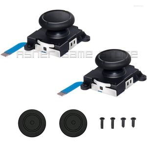 Controladores de jogo Joysticks 2-Pack 3D Substituição Gamepad Joystick Analog Stick Stick 2 Tampas para Switch Joy Control Phil22