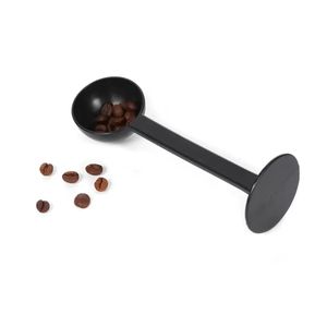 2 in 1 Kahve Kaşık 10g Standart Ölçüm Kaşık Çift Kullanım Fasulye Kepçe Toz Basın Scoop Kahve Makinesi Aksesuarları Mutfak Aletleri
